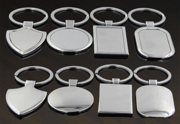 Keeychain per tag metallico metallico Creativo Creative Auto Chiaccia Key Ring Anello in acciaio inossidabile Pubblicità per promozione4593094