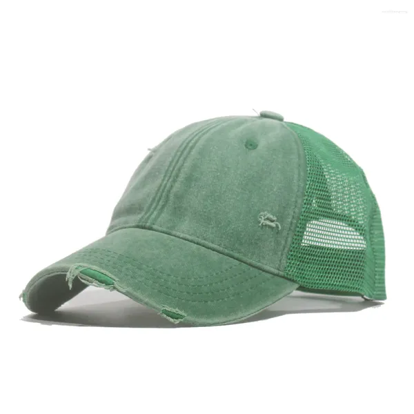 Ball Caps Fashion Solid Mesh Baseball for Men Women Retro Snapback Hip Hop Hat Unisex Street Regolable Sun Visor