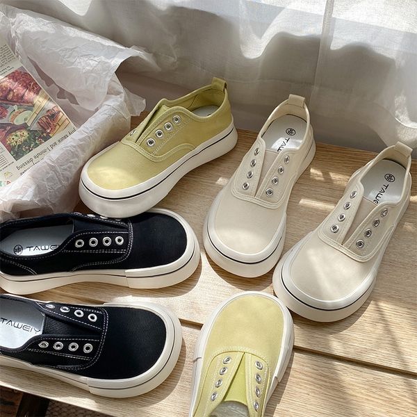 Summer Mango Head Brutto e carino Studente Student Canvas Scarpe da donna Sole versatili scarpe da tavolo piccole e uniche Harajuku Casual Shoes