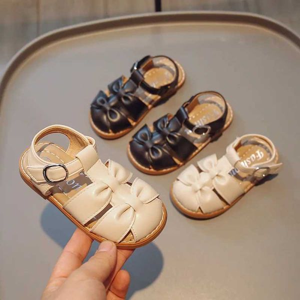 Sandals Children for Girls Summer New Hollow Out Breathable Princess Baby Shoes Fashion Versão coreana Kids Soft Beach H240504