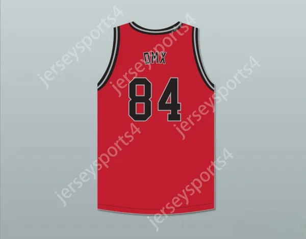 Custom Nay Youth/Kids DMX 84 Rough Ryders Red Basketball Jersey 3 сшита S-6xl