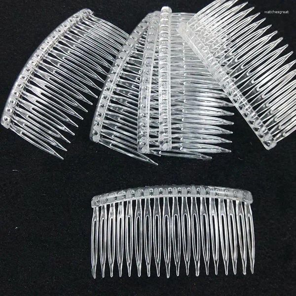 Clip per capelli 7x5cm 15 denti fantasia Clip di plastica fai -da -te pettina