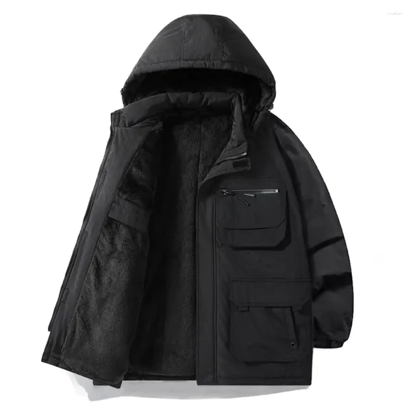 Herrenjacken Parkas männliche Kleidung Motorradjacke Mode Männer Mann Mantel Kleidung Luxus taktische Herren Plus Größe Kurzarbeit