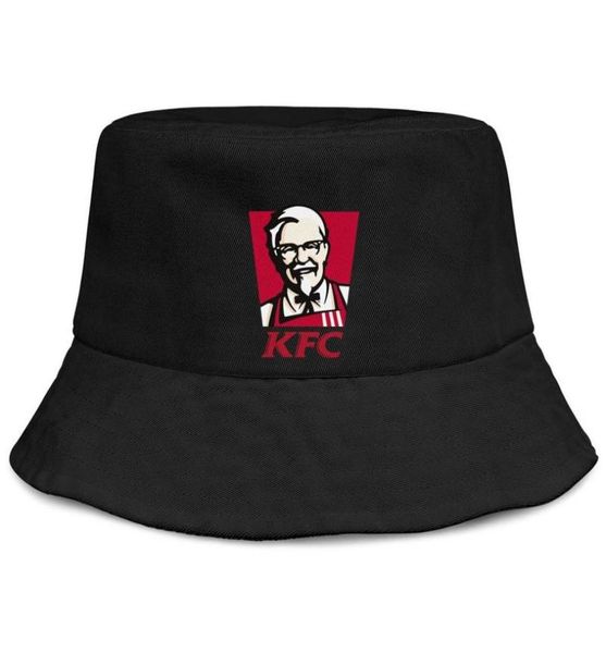 Moda KFC unissex Chapéu dobrável de balde Cool Team Fisherman Beach Visor vende logotipo do Cap Bowler KFC Font Kentucky Fried Chicken Lem1624924