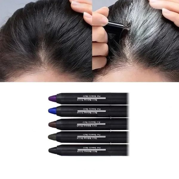 3.5g saç boya kalemi yüksek doygunluk hızlı portatif rötuş yukarı tebeşir makyaj aksesuarları renk değiştirme krem ​​güzellik