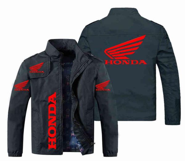 2022 Spring Herumn Herren Mens Jackets Honda Auto Flügel Rot bedrucktes Windbreaker Fody Motorcycle Herren Kleidungsschichten 7561994