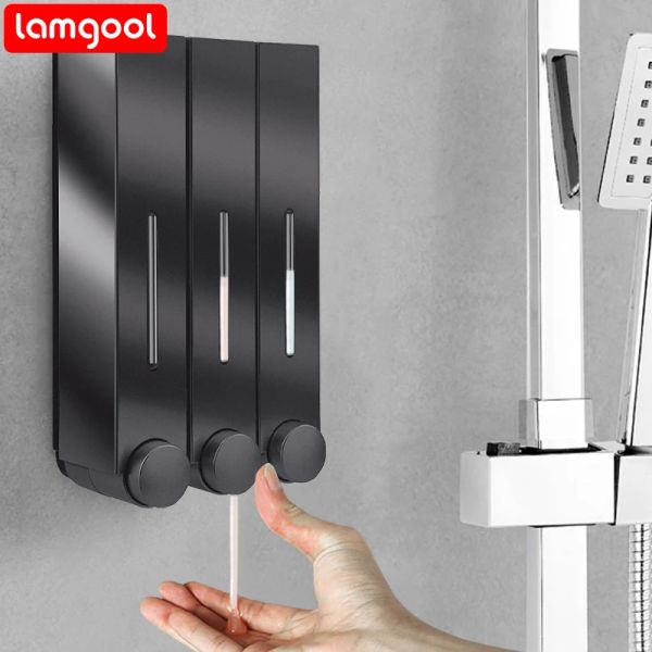 Set Lamgool 420ML SOAP Dispenser Moundation Mounted Manual Dish Dispenser Dispenser Gel Gel Despenser для ванной комнаты отель