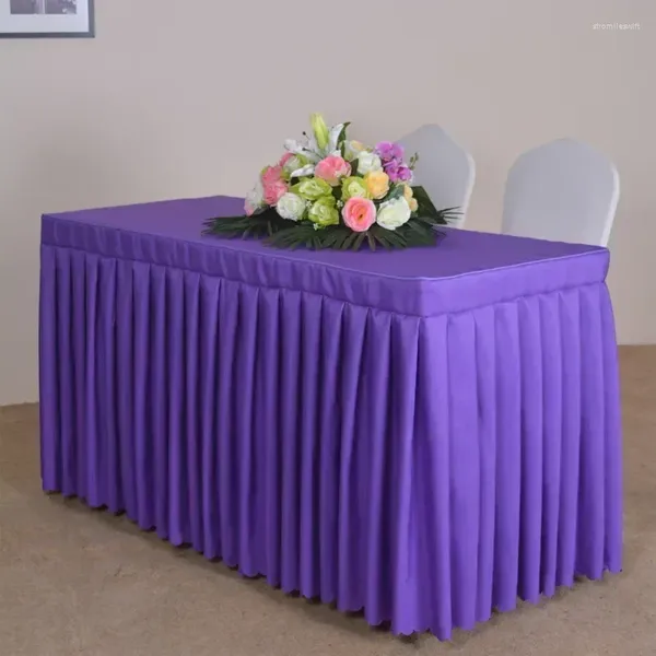 Выставка из столовой ткани сплошной тег на фартук Long Conference Tablecloth El Color А. Обильный офис