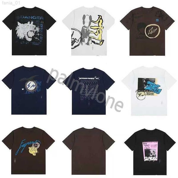 Tees 2023MENS MACHI MOCHA inversa TRAVSS Sneaker Match Sail Astroworld 100% Cotton Graphic Scotts Shirt Mens Shirt Scotts Top Abibiti