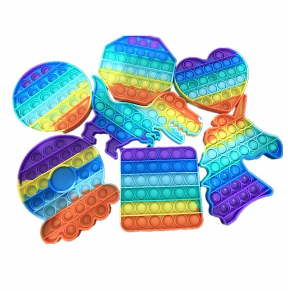 Toy Favours Fluoreszenz Push Blase Sensory Sensory Toy Autism Angst Stressablagerung Erhöhen Sie den Fokus weich