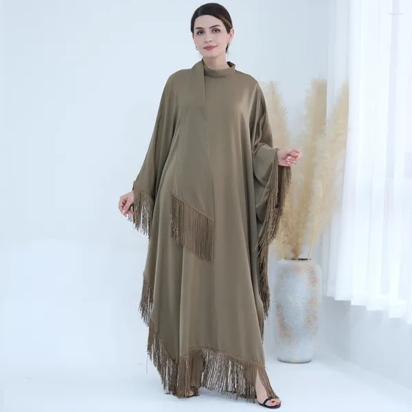 Этническая одежда Kaftan платье марокканское кафтан мусульманские женщины Исламский дубай -турецкий абайя вечерняя вечеринка Рамадан Ид арабский халат