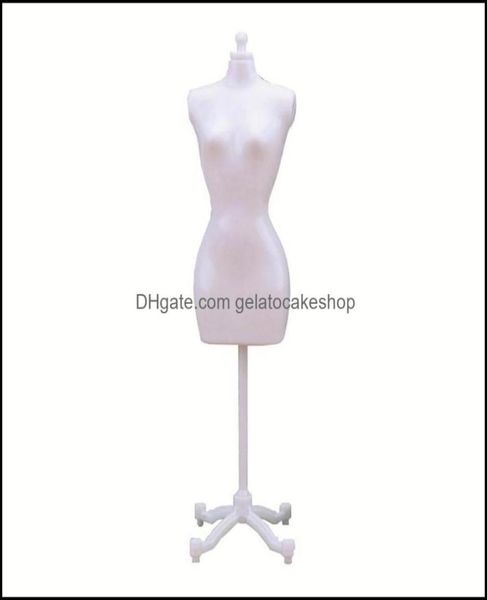 Hangers Racks weibliche Schaufensterpuppe Körper mit Stand Decor Kleid Form FL Display Naht Modell Schmuck Dolper Lieferung 2021 Bekleidung Housekee8641411