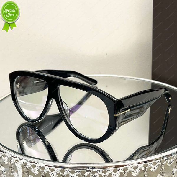 Tom Sonnenbrille Chunky Plattenrahmen klare Linsen übergroße Brille FT1044 Frauen Frauen Ford Designer klassischer Originalbox CUGN CUGN