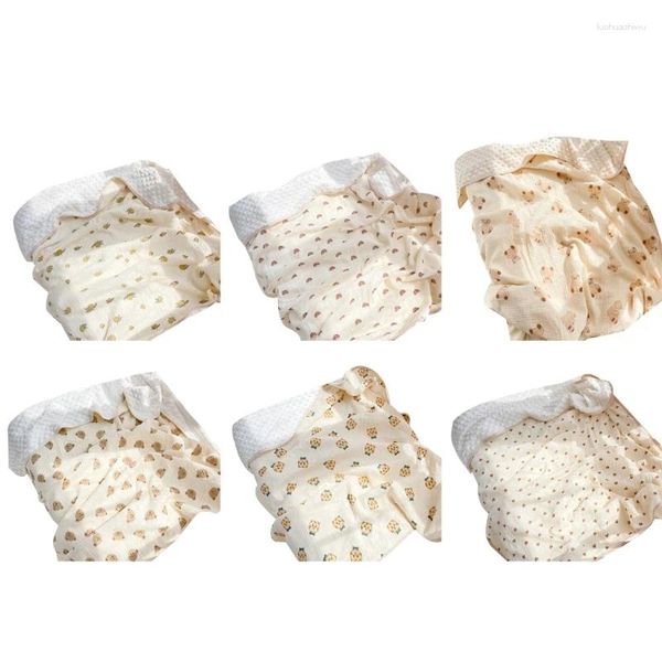 Coperte nato Crib Quilt Coppate Wrappy Riceving Wraps Infant 0-12m Passeggino da letto da letto Swaddle