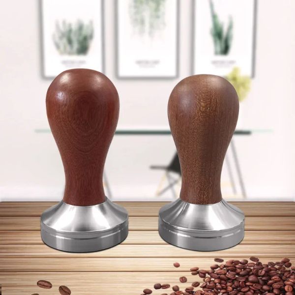 Kahve Kurcalaması 51mm/53mm/58mm Düz Tavmerler Base Barista Espresso Pres Silikon Mat Dozlama Halka Toz Kupası