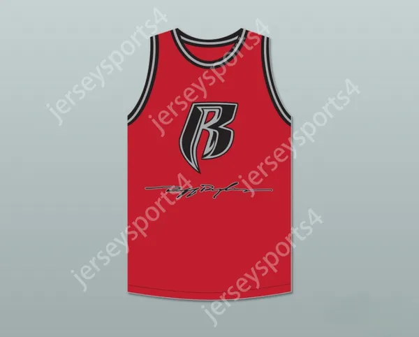 Custom Nay Youth/Kids DMX 84 Rough Ryders Red Basketball Jersey 2 Top Shiteed S-6xl