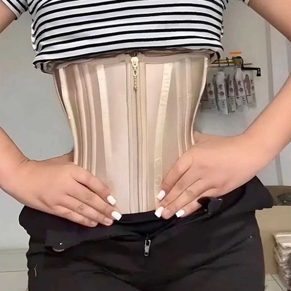 Cintura barriga de barriga de barriga de cintura e abdominal Belra de cinto de perda de peso Fajas Colômbia Shapeffitting Corset ligado a roupas de forma feminina Q240430