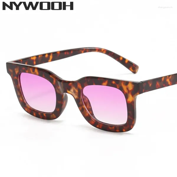 Sonnenbrille NYWOOH Square kleine Männer Frauen Vintage Brand Designer Sonnenbrillen Damen Fahren Fahren Brillenschatten UV400 Mirror