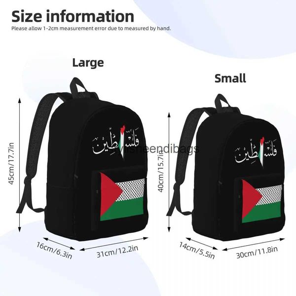 Backpack Style Palestinian for Men Women Women Cool Student Business Backpack H240504