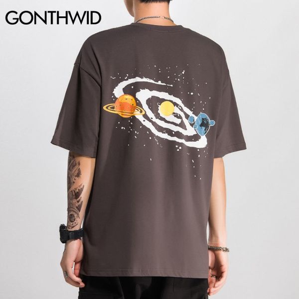 Gonthwid Universe Big Bang Print с коротким рукавом штопок