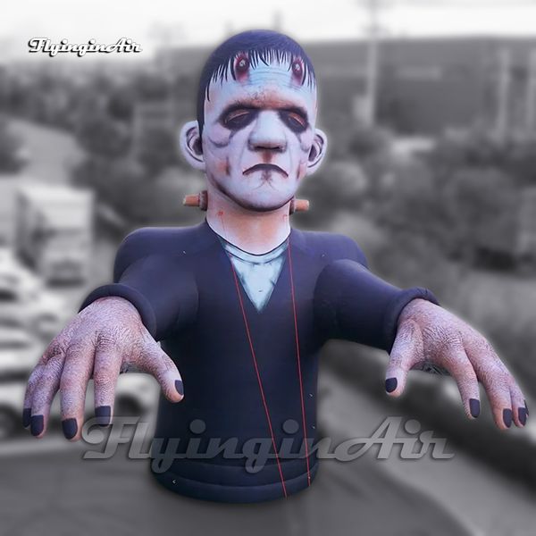 atacado 6m 20ft gigante assustador Real Halloween Inflatável Frankenstein Monster Model com soprador para decoração de partido carnaval