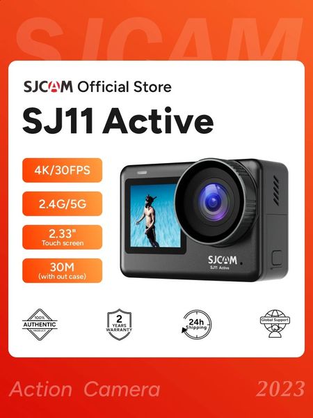 SJCAM Flagship SJ11 Active Action Camera 4K 2.33 touch screen impermeabile 5G WiFi Active HDR Action Cam fotocamera Sport 240418