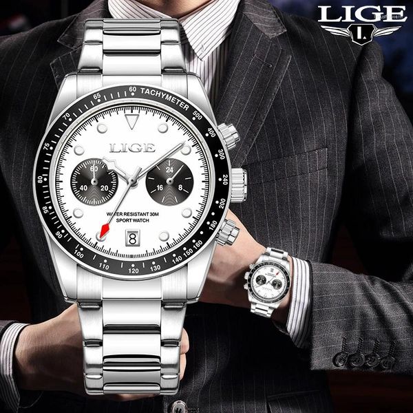Armbanduhr Mann Watch Lige Fashion Casual Sport Luminous Business Herren wasserdichte Quarz Armbanduhr Date Reloj Hombre