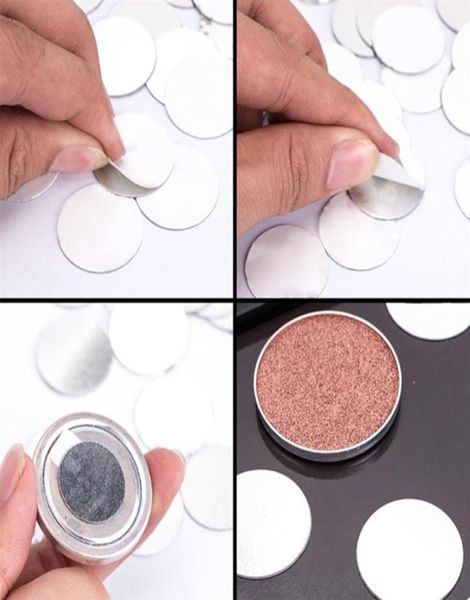 30pcs Honeshadow Home Home strettamente rotondo Spot Professional Makeup Cosmetics Adesivo in metallo quadrato per utensile da tavolozza magnetica Pratica 2373012487