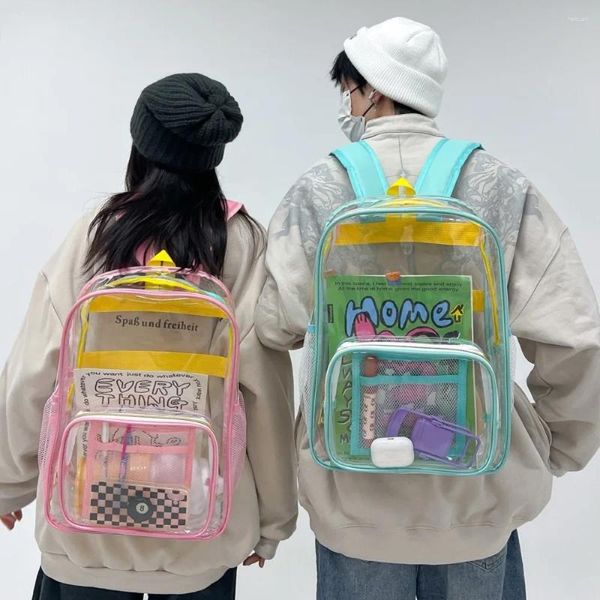 Backpack PVC Jelly Spalla Gacca Messenger BASSE CHUADIFICA IN CASIONE CASIONE CONSAREnt