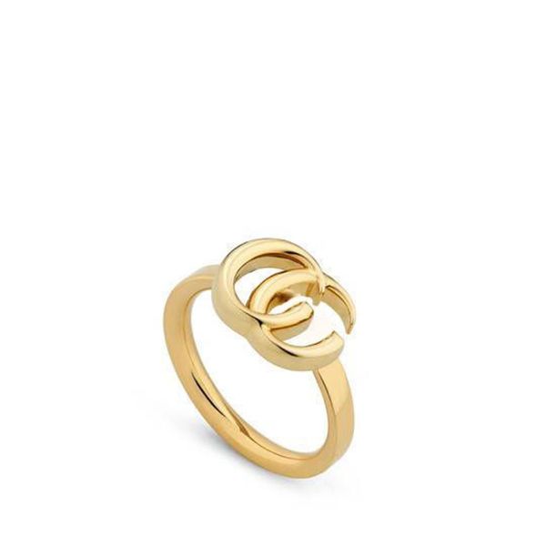 Anelli Ringer Designer Rings for Women Love Ring Anillos Lettere Plated Gold Metallic Mens Ring Wedding Engagement Gifts Casual Holiday Coppia di moda ZH012