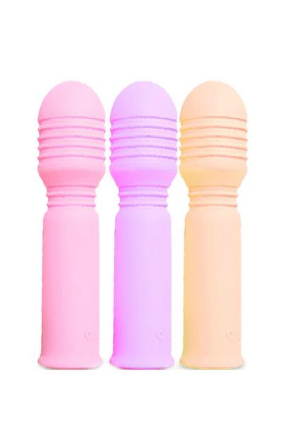 AV di dito vibratore stimolatore clitorideo GSPOT Orgasmo Squirt Magic Wand Massager per donne giocattoli sessuali 1346330