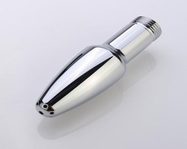 Douche de metal Enema Limpeza anal Cabeça de chuveiro BOBO BOBOS SEXO MASCA VAGINA VAGINA Anal Cleaner Butt Plug para homens e WO6790557