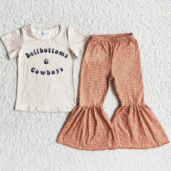 Roupas conjuntos de moda meninas meninas deisgner cenas boutique infantil calças de manga curta calças de baixo para criança fofa roupas de criança