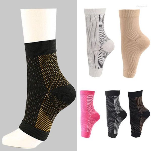 Frauen Socken Männer komprimieren atemable Fuß Anti -Müdigkeitshülsen unterstützen Knöchelschutzsportarten