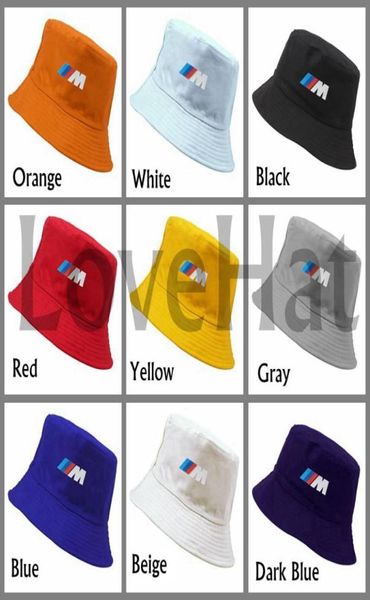 9 Colors Car Fans Cap Women и Man Brand Unisex Fashion Bob Hat Spring Summer Summer Fishing Fisherman Bucker Hats для BMW E21 E30 E7934368