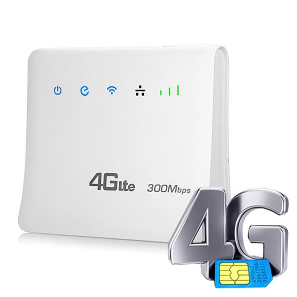 4G WiFi Yönlendirici 3G 4G LT Port SIM KART Taşınabilir Yönlendirici Ağ Geçidi 283I ile