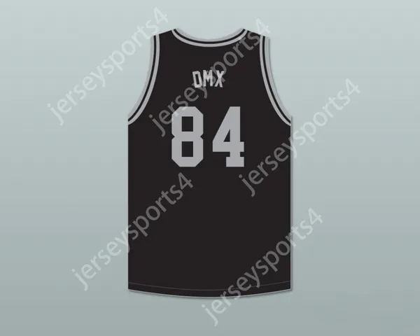 Custom Noy Youth/Kids DMX 84 Ryders Rough Black Basketball Jersey 3 S-6XL cucito