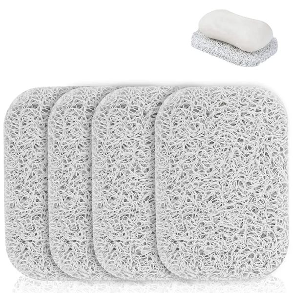 Установите Xugar 4pcs/Set SOAP Lifting Pads Bars держатель мыла для душевой кухни для ванной комнаты для туристических отелей Уборка принадлежности