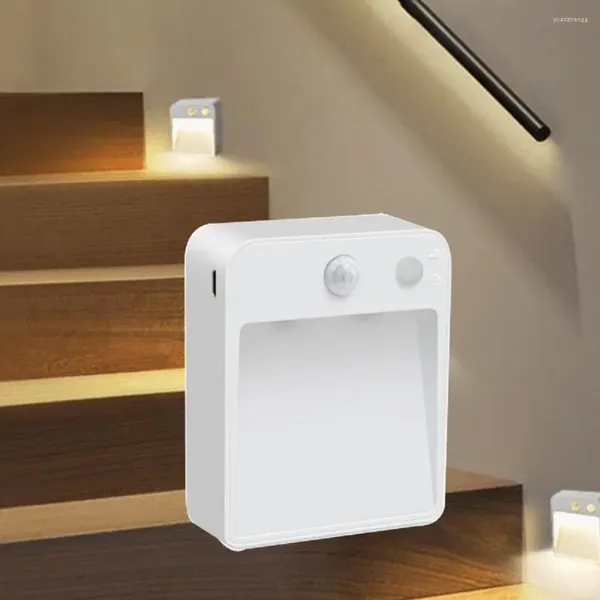 Lampade a parete Lampada a led Motion Motion Battery Power/USB Charging Kitchen Wardrobe