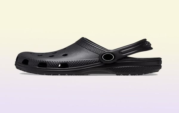 Размер M4-M11 Clog Bugle Designer Sandals Slippers Croos Slides Classic Mens Triple Black White Khaki Navy Blue Waterpronation Shoes Hosping Hospital Womens6460547