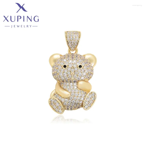 Anhänger Halskette Xuping Schmuck Ankunft Mode große romantische helle goldene Farbe zufällige Kette Halskette für Frauen Geschenk x000746087