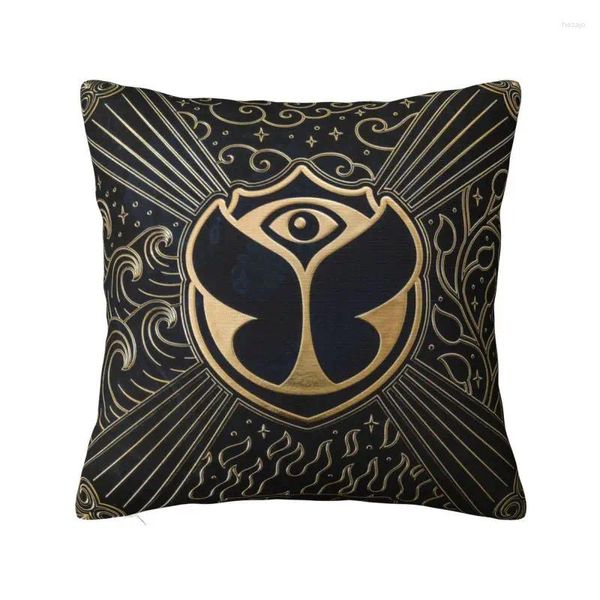 Pillow Tomorrowland Copertura di lusso DECORAZIONE DEL SOGGIO DI LUSSO DECORA DI SOFA DI MUSICA DANZA DELLA BELGIA