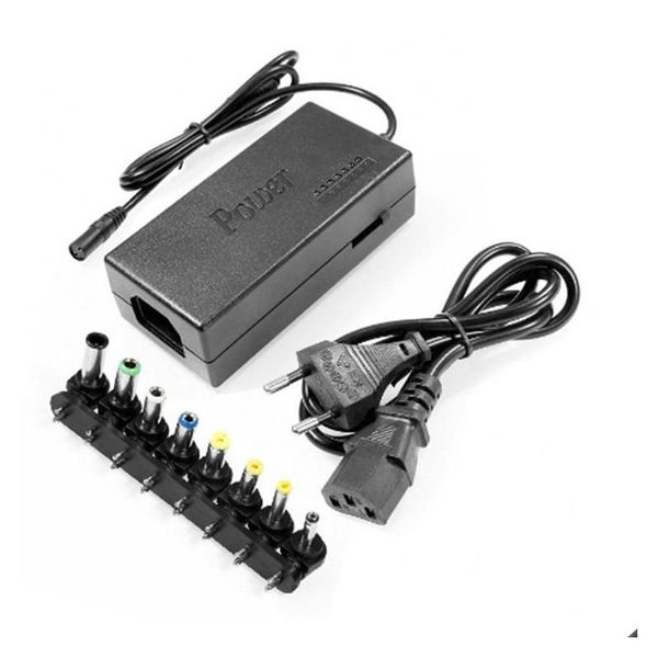 Laptop -Adapter Ladegeräte Stromversorgungsadapter Ladegerät DC 12V 15V 16V 18 V 20V 24 V 96W 100W Ladung für Dell Len Toshiba mit Tropfen -Otagy