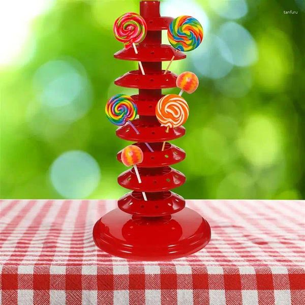 Bakeware Tools Multi-Tier Lollipop Stand Stand Ajuste Display Rack Rack Party Spetest Sceling Secyet Base Base Stick Candy Tits