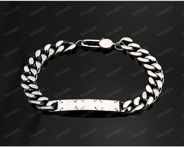 Coole Designer -Schädel -Armbänder für Frauen Männer Luxurys Designer Silber Armband Hip Hop Link Mens G Armbänder für Paar mit Box D22483198