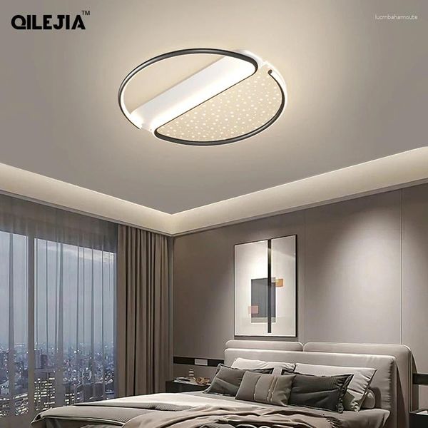 Lampadari semplici arte acriliche lampadario luci per la camera da letto soggiorno lampade da soffitto cucina lampade a casa luminaria