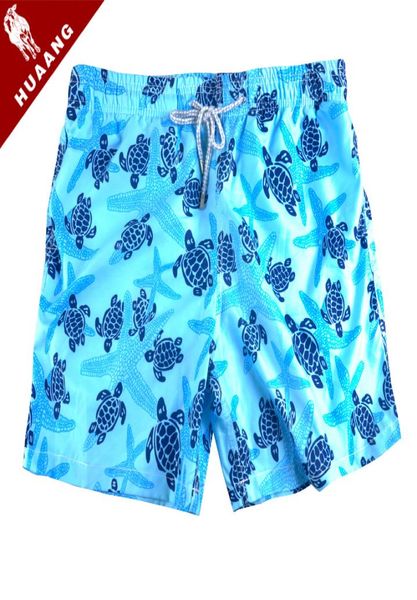 Summer Vile Brand Turtle Printed Men039s Beach Board Шорты Бермудских Мужских Шорт Шорты быстро