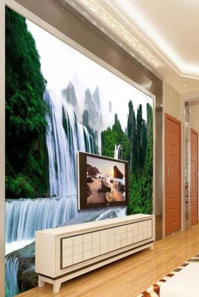 Moderno personalizado 3D Papel de parede paisagem Pintura TV Background Wall Living Wallpaper 3D Painting98908895532256