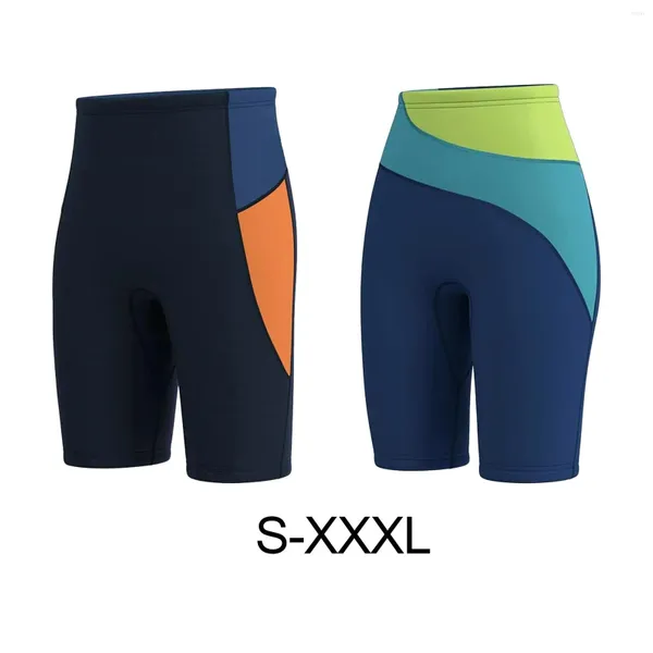 Shorts de mergulho de roupas de banho feminina de 3 mm de neoprene, calças de neoprene de neoprene para snorkeling esportes aquáticos de canoagem de esportes de mergulho livre