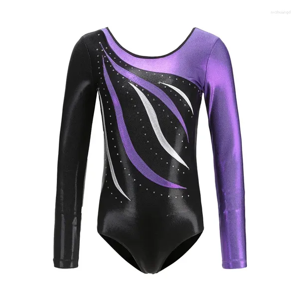 BASSEGGIO GIURNI RAGAZZE BALLET DANZA LEOTARD SHINING SINSONO GYMNASTICI BODYUT SPORT FITNESS BALERINA COSTUME